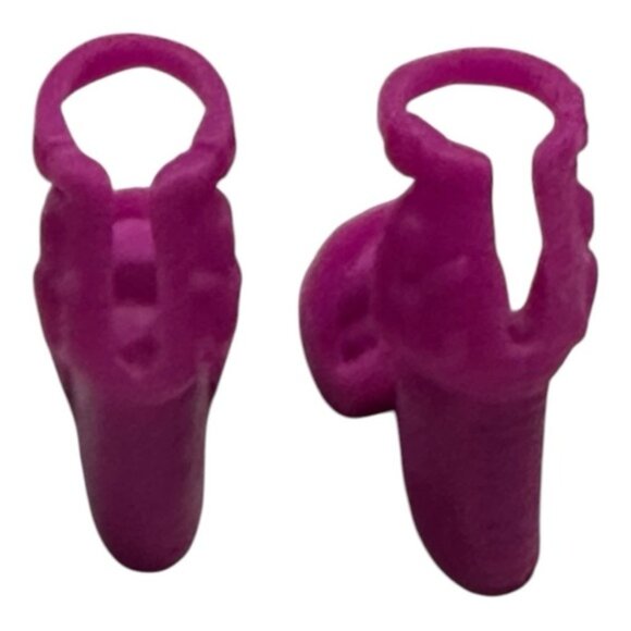 Barbie Shoes High Heels Block Hot Pink Open Toe Strap Fashionistas Genuine Part - Picture 2 of 6